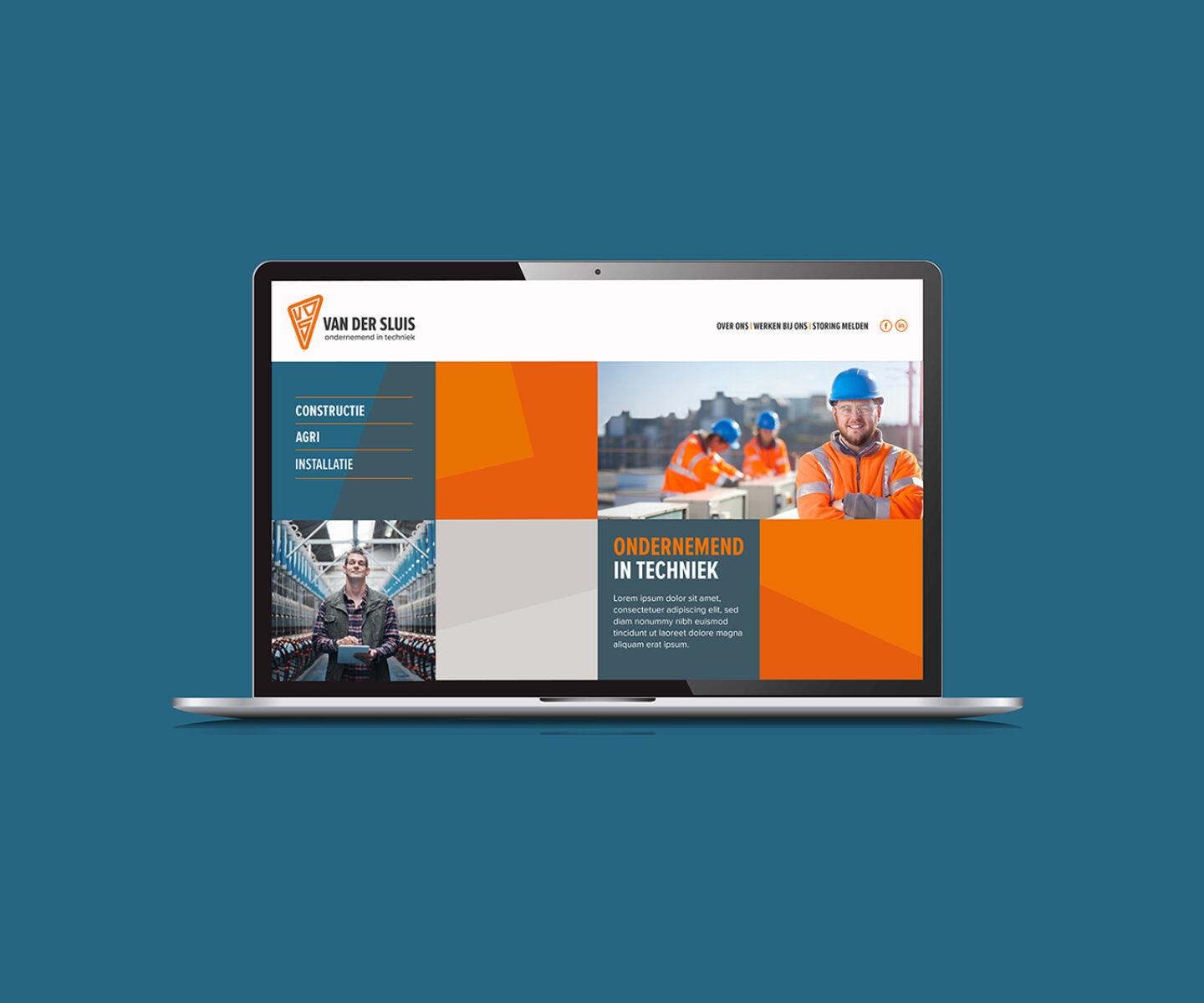 Website mockup