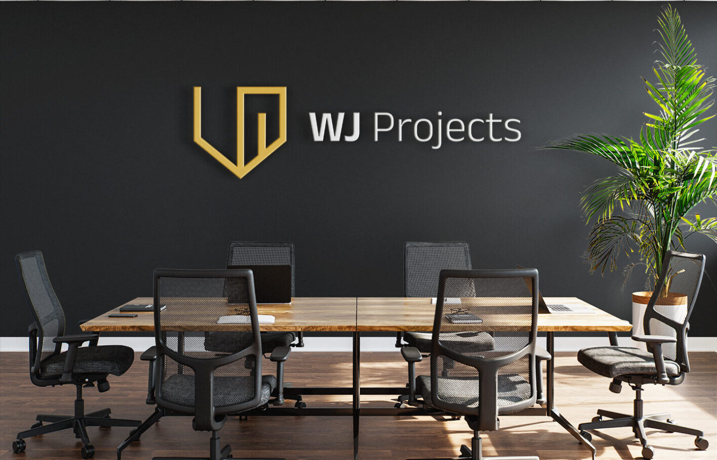 Logo in Conference Room Mockup 2 kopie