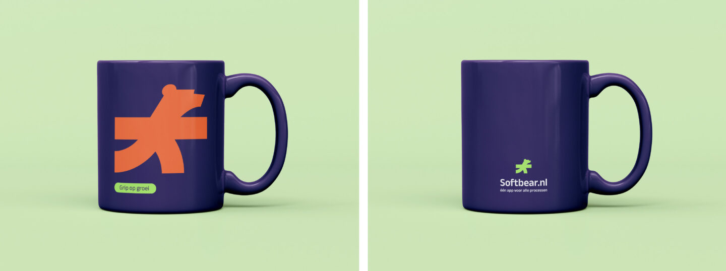 mockups van koffiemokken van Softbear