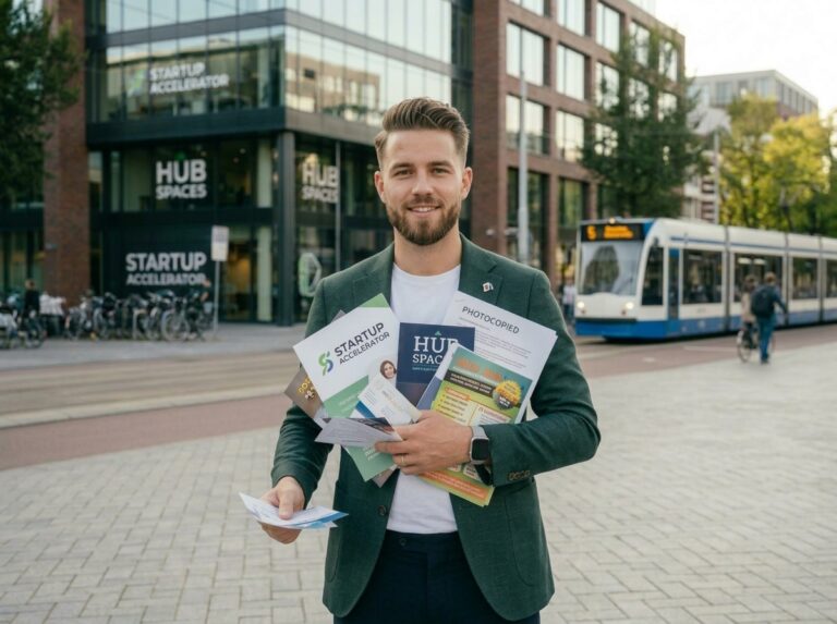 Hippe jonge ondernemer