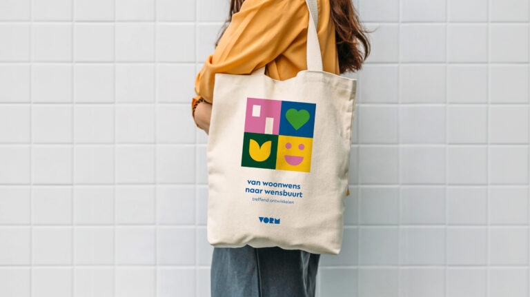 Kijk op de wijk tas